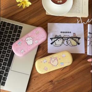 Chiikawa | Glasses Case Storage Box Cute Myopia Glasses PU Shockproof Protective Case Portable Anti-Scratch Eyeglasses Holder for Student