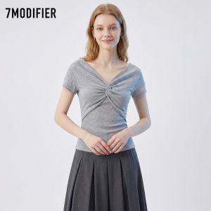 7.Modifier | Áo Thun Tay Ngắn Kết Nút Sang Trọng