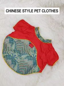 [TERMURAH] DOG CAT CLOTHES TANG SUIT NEW YEAR DRESS spring autumn summer dress teddy bichon pomeranian small dog