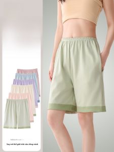 MiiOW | Quần short ngủ cotton nguyên chất cho nữ mùa hè mỏng thoáng khí mềm mại thoải mái quần đi dạo ngoài trời