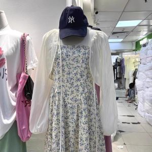 Áo Len Cardigan Che Nắng Bằng Vải Voan Mỏng Mùa Hè Mới Cho Nữ Áo Khoác Ngoài Váy Dây Bằng Lưới Nhẹ Áo Sơ Mi Dài Tay Cổ Chữ V Dáng Rộng