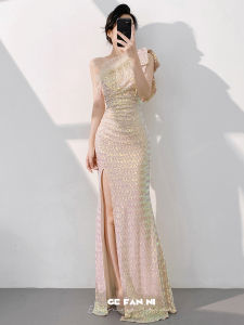Elegant Luxury Evening Gown Mermaid Sequin