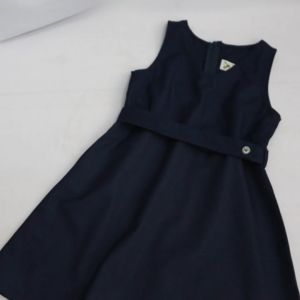 FALCON PINAFORE PRIMARY BACK ZIP - 小学女蓝裙（拉链在后面）/ 100 - BAJU SEKOLAH JENAMA FALCON