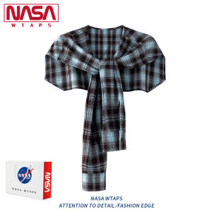 NASA WTAPS | Patched Tie Check Fake Two-Piece Short Sleeve T-Shirt For Men