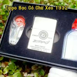 Mô Hình Sưu Tầm bạc cổ điển logo chữ xéo 1932 ( có hộp)
