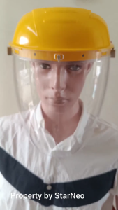 Face Shield Safety CIG Titan Visor & Head Gear - Face Shield APD - Helm Safety Pelindung Wajah Untuk Gerinda