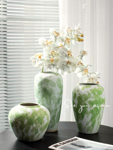 Bình Hoa Gốm Sứ Trang Trí Cổ Điển Trung Quốc Bình Hoa Đứng Trang Trí Phòng Khách Cửa Chính Bình Hoa Thủy Canh Bình Hoa Trang Trí