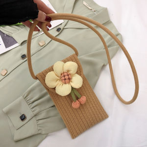 Fashionable Floral Woven Crossbody Bag Womens Small Summer Bag Chic Trendy Shoulder Bag Handbag for Daily Use AL672194838212