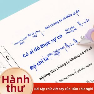 ZOUMUBAI | Sách Luyện Viết Chữ Đẹp cho Người Lớn Thư Pháp 21 Ngày Cải Thiện Nhanh