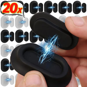 20PCS Magnetic Remote Control Hooks Silicone Anti-lost Rack Electric Toothbrush Punch Free Holders Home Office Storage Tools