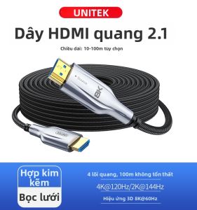 YUEYUZHE | Dây HDMI Quang Hỗ Trợ 8K Độ Phân Giải Cao 4K Gaming