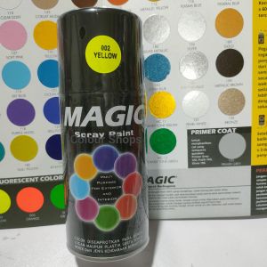 Pilok Pilox Cat Magic Fluorescent Yellow Stabilo Kuning Glossy 002 300cc Cat Semprot Serbaguna Magic Spray