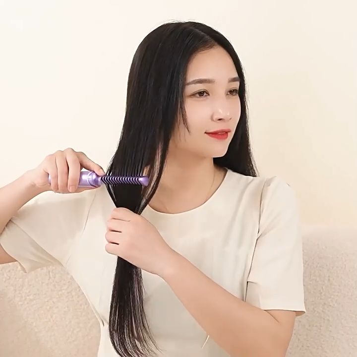 POCKETOP Lược duỗi tóc thẳng máy duỗi tóc không dây uốn và duỗi máy ...