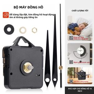 Bộ Chuyển Động Đồng Hồ Thạch Anh Im Lặng 6168 Model Mô-men Xoắn Cao 10 Inch DIY Đồng Hồ Treo Tường Tay Sửa Chữa Các Bộ Phận Thay Thế