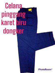seragam sekolah celana panjang pinggang karet TK mi SD& SMP