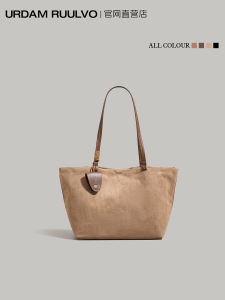 UR Casual Minimalist Frosted Tote Bag Womens 2025 New Trend Super Popular Large Capacity Commuter Single Shoulder Armpit Bag