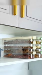 WARS Toples Susun Tempat Penyimpanan Bumbu Dapur Tingkat