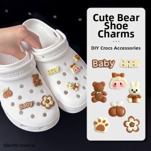 JVBV | Kitty DIY Crocs Clog Accessories Black
