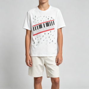 hot toys | Men T Shirt Women Tee Boys Girls Top Adults Children Parent Child Cotton kid Tshirts Michael Jackson Beat It Piano MTV Videos
