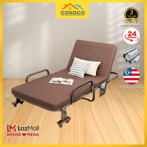 CONOCO Luxurious Folding Bed Portable Pearl Cotton Steel Frame Foldable Bed豪华折叠床