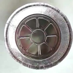 Khay giấy bạc lót nồi chiên không dầu (Set 10 cái D 22cm) đựng thực phẩm nướng đồ ăn - Gia dụng Phước Hòa