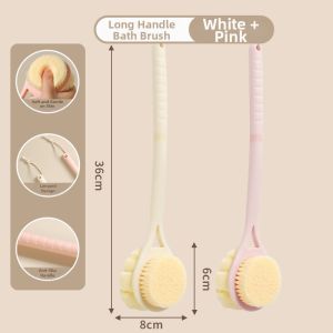 GRACE | Soft Bristles Dual-Sided Bath Brush
