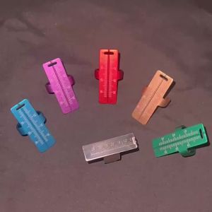 PIORPOY 1Pcs Dentist Tools Dental Endo Rulers Colorful Aluminium Span Measure Scale Endodontic Finger Rulers High Quality