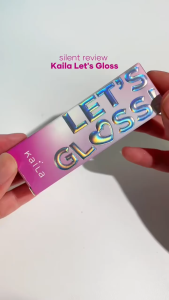 KAILA BEAUTE Lets Gloss Lip Gloss | Watery Lip Tint Longlasting Stain