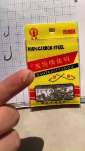 Lưỡi Câu Tháp Đỏ Chuyên câu cá nhỏ vỉ 100 lưỡi