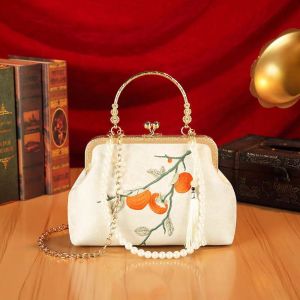 MEIFEI | Embroidered Ancient Style Handbag Crossbody Shoulder Bag