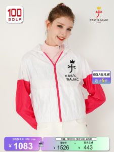 Castelbajac Golf Clothing Womens Jacket Artistic Style Windbreaker Fashionable Golf Outerwear Autumn Collection