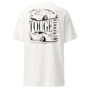 Honda | Honda Mens and Womens T-shirt Summer Cotton Tee Honda Prelude Sketch Short-sleeved Spring and Autumn Motorcycle Cycling Top