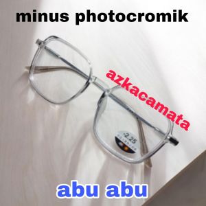 BARU BESTIEEE kacamata minus photocromik frame kotak drakor 2055 frame sesuai deskripsi cod