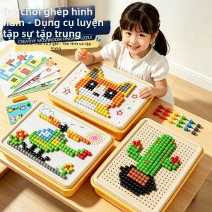 BTOP | Large Mushroom Pegs Educational DIY Building Blocks