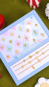 PRIMA Bông Tai Vàng 24K - Hình Nấm - BST Wonderland (Chuôi+ Chốt 18k) - 111E4254