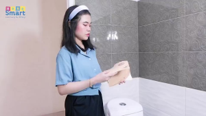 POTTY10 BEBE SMART POTTY LIPAT FOLDABLE POTTY SEAT/ GREY BEAR DAN PINK BEAR