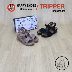 [🥇ทริปเปอร์แท้100%🔢ไซส์ 36-41👠ส้น 2.5 นิ้ว] TRIPPER รุ่น RC63088-10T รองเท้ารัดส้นสูง รองเท้าส้นสูง รองเท้าเพื่อสุขภาพ สวย นุ่มเบา สบายเท้า