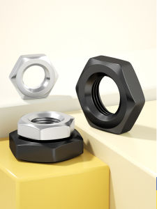 ที่ปิดหัวสกรูทรงกลมทรงกลมสีดำ 304 สแตนเลส หัวสกรูทรงแบนป้องกันการหลวม มิติตาม GB6174 ที่ปิดหัวสกรูสำหรับเครื่องมือจับคู่