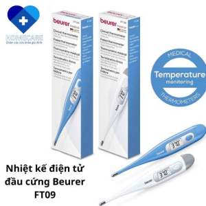 Nhiệt Kế Điện Tử Đầu Cứng Beurer FT09 | Phát Âm Báo Kết Quả Đo - Bảo Hành 2 Năm