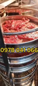 Máy sấy Tủ sấy bò khô sấy thuốc 6 khay tròn hàng nhập khẩu cao cấp