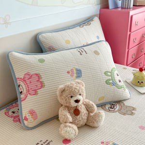 Cotton Filled Velvet Pillowcases Pair Home Use One Side Pure Cotton Other Side Fleece 48x74cm Rectangular Pillow Covers