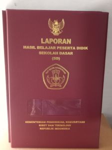 Map Raport Sekolah Dasar || Sampul Raport SD. Isi 8 Lembar (Umum)