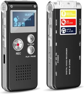 Cheap and user-friendly digital recorder supporting up to 1536kbps. Mini recorder upgraded to MP3 and USB with playback functi
