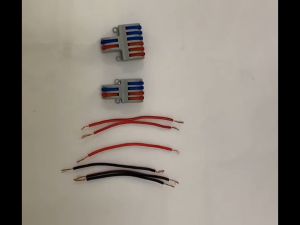 Universal Compact Wire Connector Splitter Quick Electrical Cable Splice Terminal Block For 28-12AWG Small Wiring Connectors