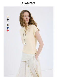 Mango | Boho Style Short Sleeve Loose Knit Sweater