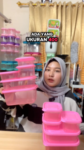 CALISTA OITA Premium Food Container Set 10pcs - Wadah Makanan Anti Bocor dengan Seal Lock Technology