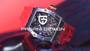 PAGANI DESIGN Original Quartz Watch For Men Barrel-shaped Stainless Steel Japan VH65 Sapphire Glass 100M Waterproof Mens Watches PD-1738