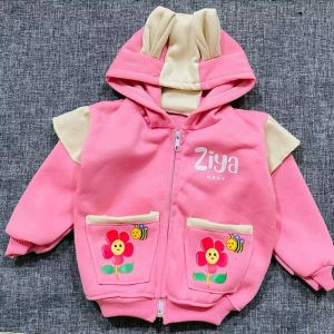 KOMBINASI TERBAIK Jaket Bayi Motif Bunga
