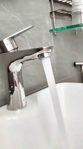 Vòi Lavabo Nóng Lạnh Mạ Crom Sáng Bóng – Sang Trọng Bền Đẹp