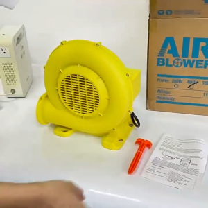 พัดลมปั๊มลม ที่เป่าลมไฟฟ้า 220V 50Hz 480W 680W 750W สําหรับของเล่นเป่าลม สระน้ำเป่าลม บ้านบอลเป่าลม